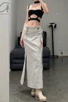 BORIS BIDJAN SABERI Apron WORKER1 F1603D Light Grey